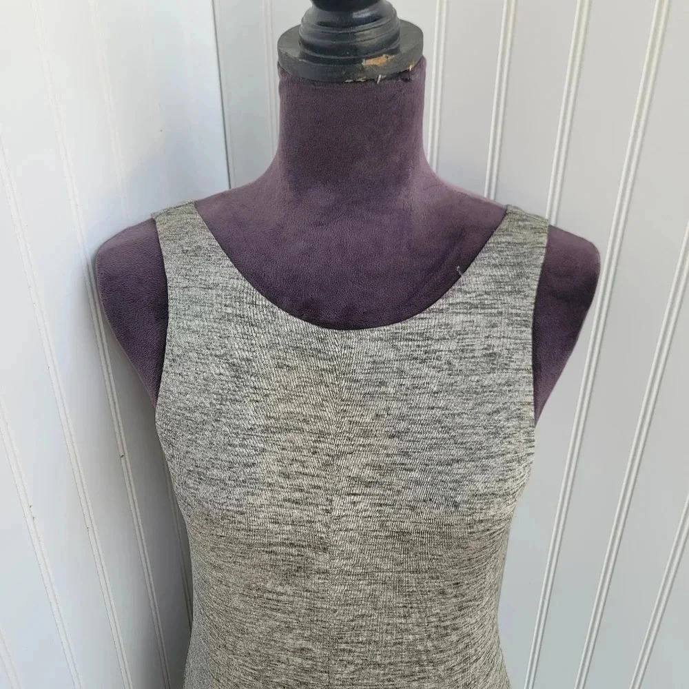NWT BCBGeneration Women's Heathered Double Layer Sleeveless Gold Combo Dress XS - Picture 13 of 16